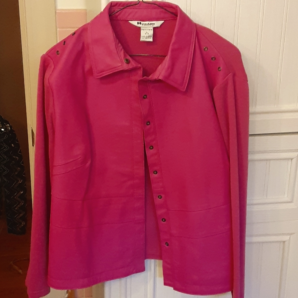 Vintage Pink Leather jacket